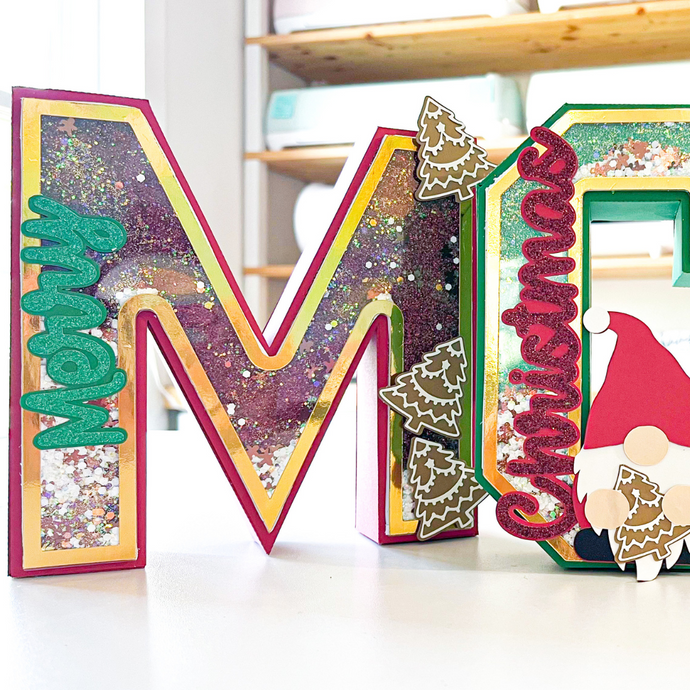 Merry Christmas 3D Letters