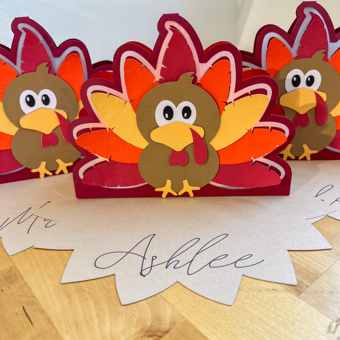 Turkey Luminary Table Tent