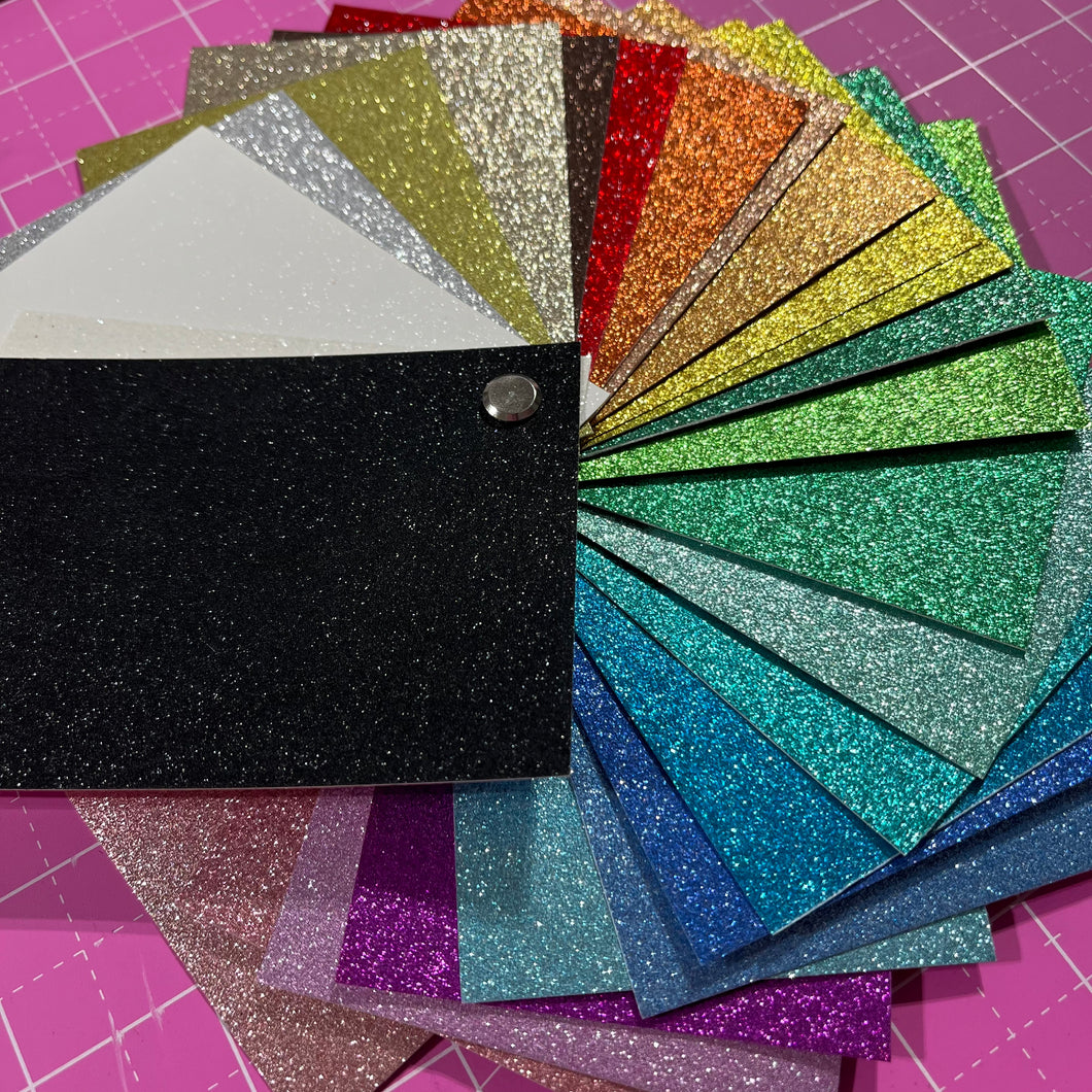 Swatch Book - GLITTER CARDSTOCK - 3x4