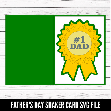Father's Day Shaker Card - Father's Day SVG - SVG download - Digital Download - CelebrationWarehouse