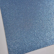 Load and play video in Gallery viewer, Cinderella Blue Glitter Cardstock | Non-Shedding Glitter Cardstock
