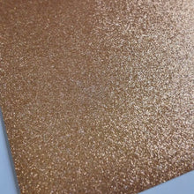 Load and play video in Gallery viewer, Rose Gold Glitter Cardstock | Non-Shedding Glitter Cardstock
