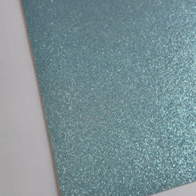 Load and play video in Gallery viewer, Light Blue Glitter Cardstock | Non-Shedding Glitter Cardstock
