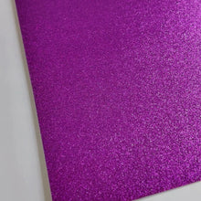 Load and play video in Gallery viewer, Purple Glitter Cardstock | Non-Shedding Glitter Cardstock
